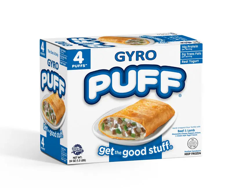 Pizza Puffs – 24 Count Retail Pack (contains microwave sleeves)