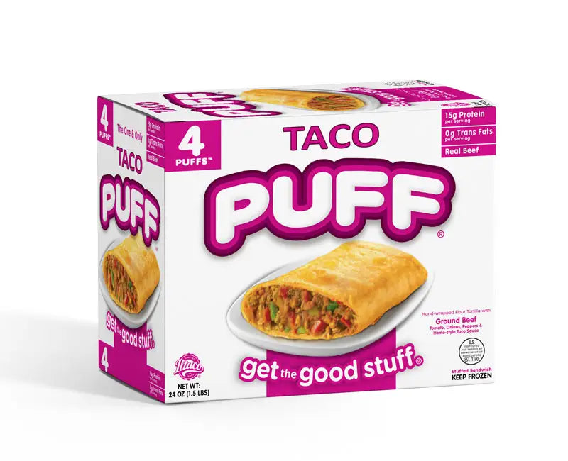 Pizza Puffs – 24 Count Retail Pack (contains microwave sleeves)