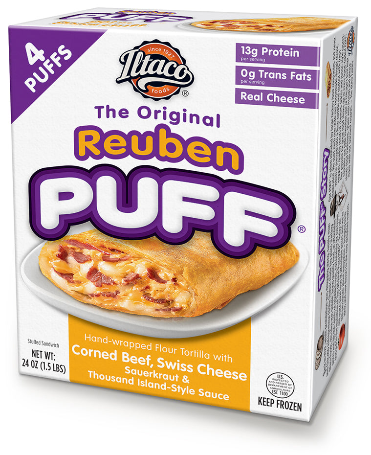 Pizza Puffs – 24 Count Retail Pack (contains microwave sleeves)